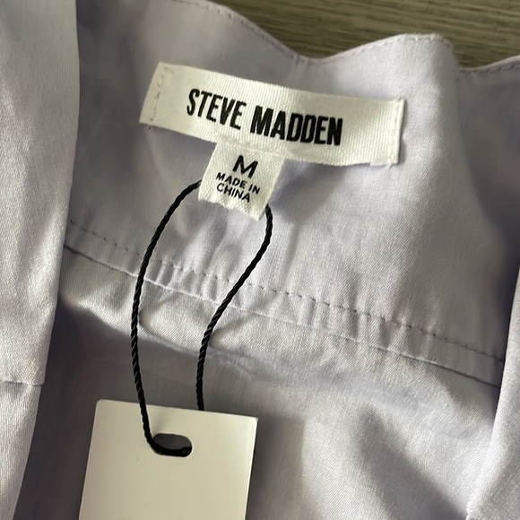 Steve Madden Amanda Cut Out Mini Dress Lilac Small - Picture 4 of 5